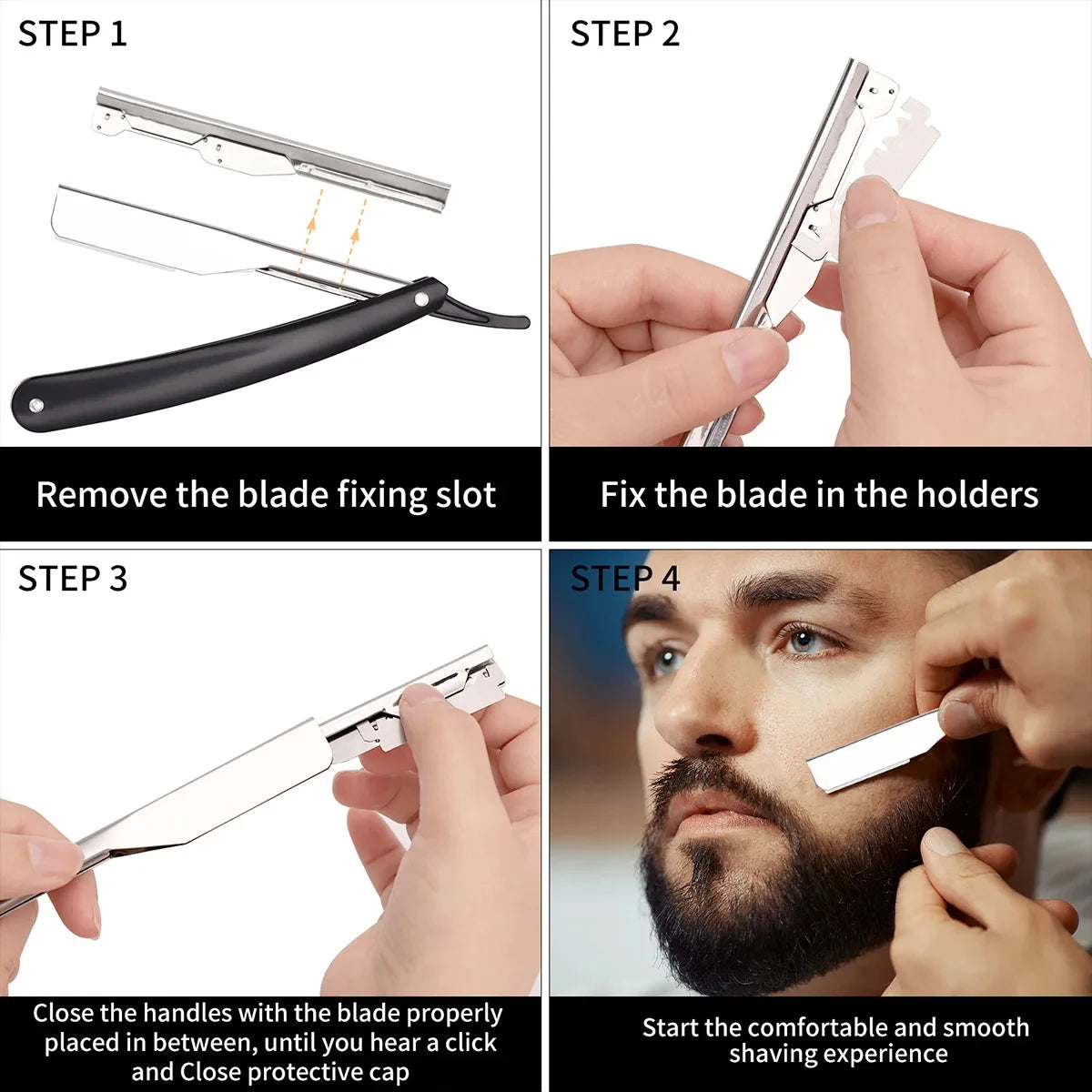 Salon barber razor manual shaver